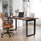 Flash Furniture Redmond 60x30 Conf Tbl w/1in. Thick Dbl Sided Laminate Tbl Top w/PVC and U-Frame Steel Bse, Walnut MT-M6030-WLT-UBF-GG - alternate 1